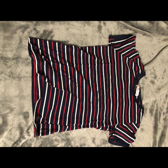 Hollister Tops - striped hollister t-shirt Hollister Tops - striped hollister t-shirt